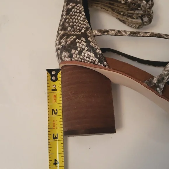 Free People x Jeffrey Campbell Despina heeled Sandals 8 EUC - Picture 15 of 15